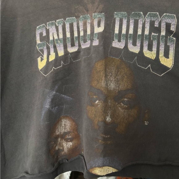 Vintage cropped T- O/S fits like a size L/XL - Picture 2 of 3